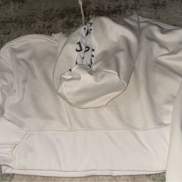 Nike White and Black Dri-FIT Hoodie - Picture 6 of 7